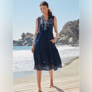 Johnny was Phoebe tiered tank dress SzXS